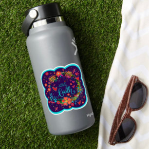 Hebben Faith Floral Trendy Fun Inspirivity Sticker