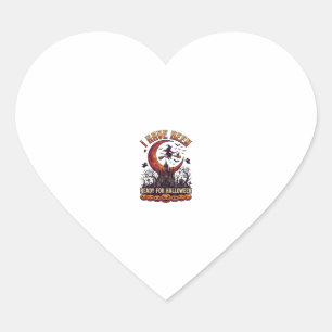 Hebben Halloween Heksenkasteel Maan_1 gereed gehad Hart Sticker
