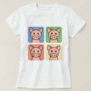 Hebben jullie varkens? Cartoongrafiek van lachende T-shirt