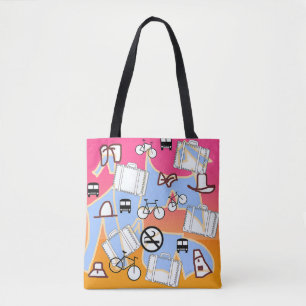 Hebben koffer zal reizen winkelen tote bag