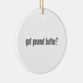 hebben pindakaas keramisch ornament (Rechts)