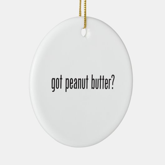 hebben pindakaas keramisch ornament (Rechts)