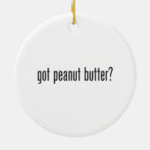 hebben pindakaas keramisch ornament (Achterkant)