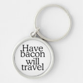 Hebben Spek Zal Reizen Typografie Sleutelhanger (Voorkant)