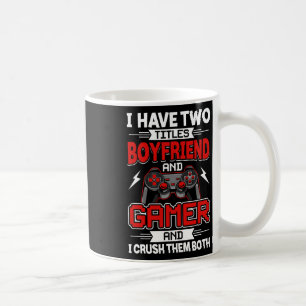Hebben twee titels Boyfriend en Gamer Video Gamer  Koffiemok