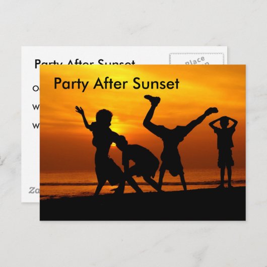 hebben uitnodiging briefkaart (Voorkant / Achterkant)