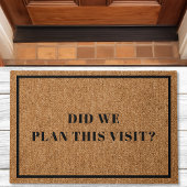 Hebben we dit bezoek Introvert Funny Doormat gepla Deurmat