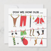 Hebben we nu onze... kerstfeestuitnodigingen? kaart (Voorkant)