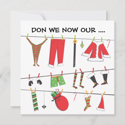 Hebben we nu onze... kerstfeestuitnodigingen? kaart (Voorkant)