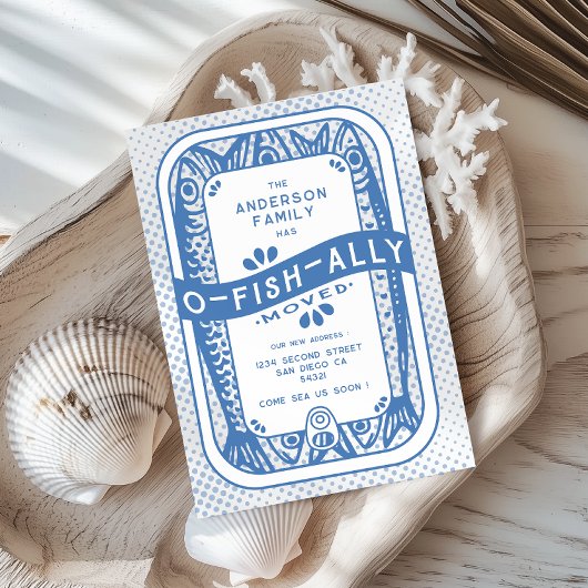  hebben we O-Fish-Ally Verplaatst Zee Sardine Kaart