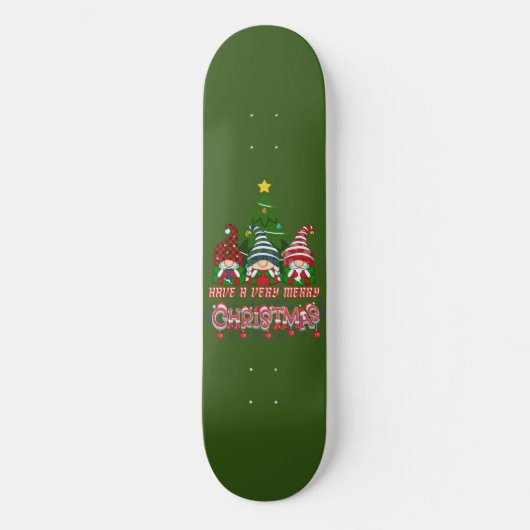HEBBEN ZEER MERRY CHRISTMAS PERSOONLIJK SKATEBOARD (Voorkant)