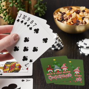 HEBBEN ZEER MERRY CHRISTMAS POKERKAARTEN