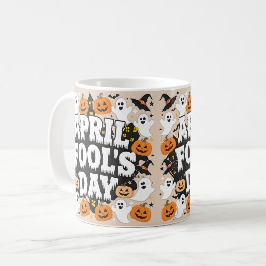 Hebbes! Het is April Fool Koffiemok (Voorkant links)