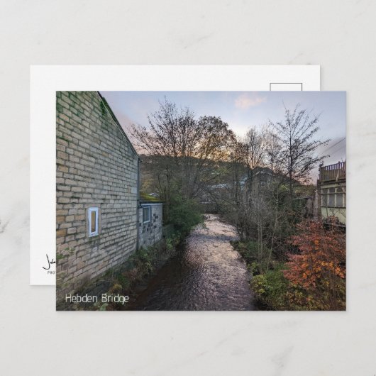 Hebden Bridge Briefkaart (Voorkant / Achterkant)