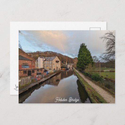 Hebden Bridge Briefkaart (Voorkant / Achterkant)