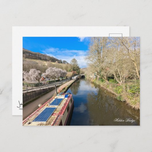 Hebden Bridge Briefkaart (Voorkant / Achterkant)