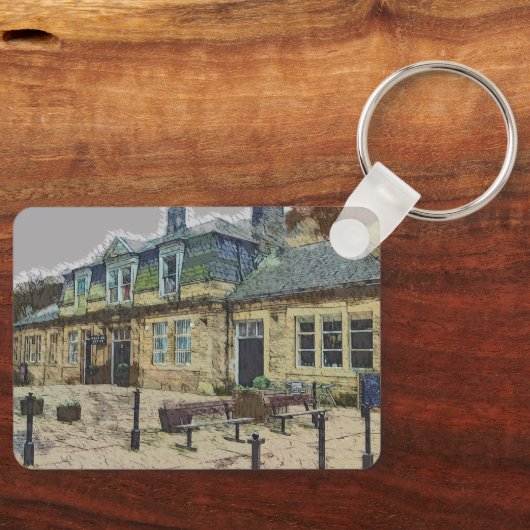 Hebden Bridge Railway Station Sleutelhanger (Voorkant)