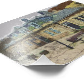 Hebden Bridge Railway Station Yorkshire Artwork Foto Afdruk (Hoek)