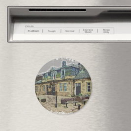 Hebden Bridge Railway Station Yorkshire Artwork Magneet