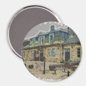 Hebden Bridge Railway Station Yorkshire Artwork Magneet (Voorkant / Achterkant)