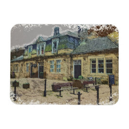 Hebden Bridge Railway Station Yorkshire Artwork Magneet