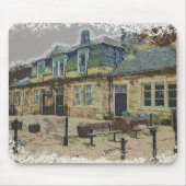 Hebden Bridge Railway Station Yorkshire Artwork Muismat (Voorkant)