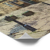 Hebden Bridge Railway Station Yorkshire Kunstwerk Poster (Hoek)