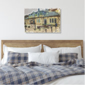 Hebden Bridge Station Kunst Canvas Afdruk (Insitu (Slaapkamer))