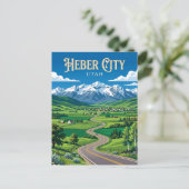 Heber City VS Briefkaart (Staand voorkant)