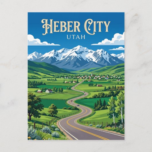 Heber City VS Briefkaart (Voorkant)