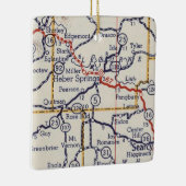 Heber Springs AR Keramisch Ornament (Rechts)