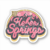 Heber Springs, Arkansas Sticker (Voorkant)