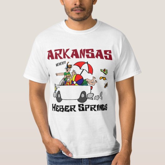 Heber Springs Arkansas T-shirt (Voorkant)