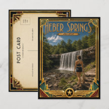 Heber Springs Arkansas Vintage Art Deco Gouden Tij