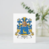 Hebert Family Crest Briefkaart (Staand voorkant)