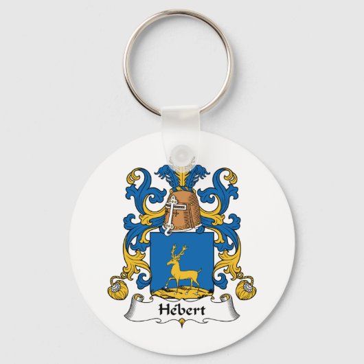Hebert Family Crest Sleutelhanger (Voorkant)