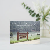 Hebgen Lake Montana 1961 Quake Fault Line Briefkaa Briefkaart (Staand voorkant)