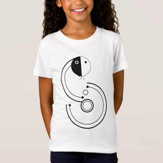 Hebi Snake Zodiac Sign T-shirt (Voorkant)
