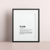 Hebreeën 11:1,6 Geloofsdefinitie Poster