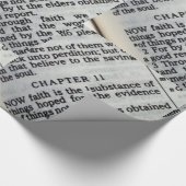 Hebreeën 11:1 cadeaupapier (Hoek)