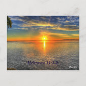 Hebreeën 11:1 Christelijke Schrift Geheugen Kaart (Achterkant)