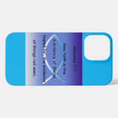 Hebreeën 11:1 iPhone hoesje (Achterkant horizontaal)