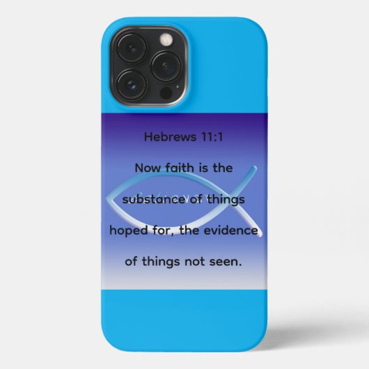 Hebreeën 11:1 iPhone hoesje (Achterkant)