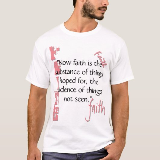 Hebreeën 11:1 t-shirt (Voorkant)