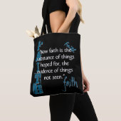 Hebreeën 11:1 tote bag (Dichtbij)