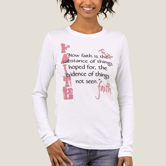Hebreeën 11:1 Tri-Blend shirt (Voorkant volledig)