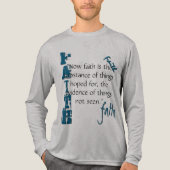 Hebreeën 11:1 Tri-Blend shirt (Voorkant volledig)