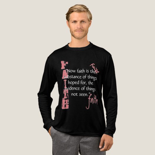 Hebreeën 11:1 Tri-Blend shirt (Voorkant)