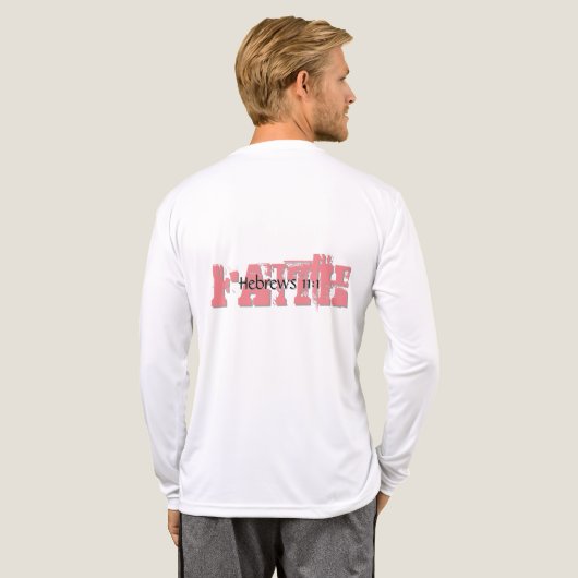 Hebreeën 11:1 Tri-Blend shirt (Achterkant)