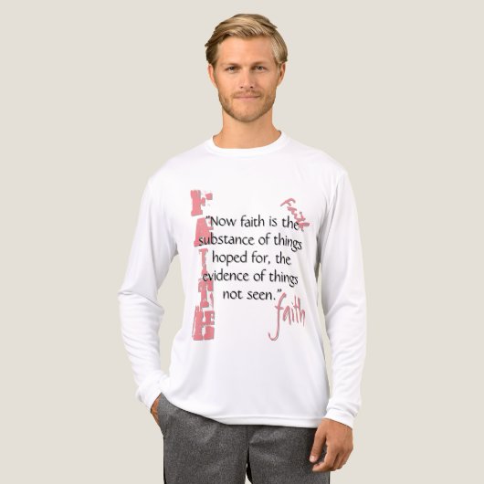 Hebreeën 11:1 Tri-Blend shirt (Voorkant)